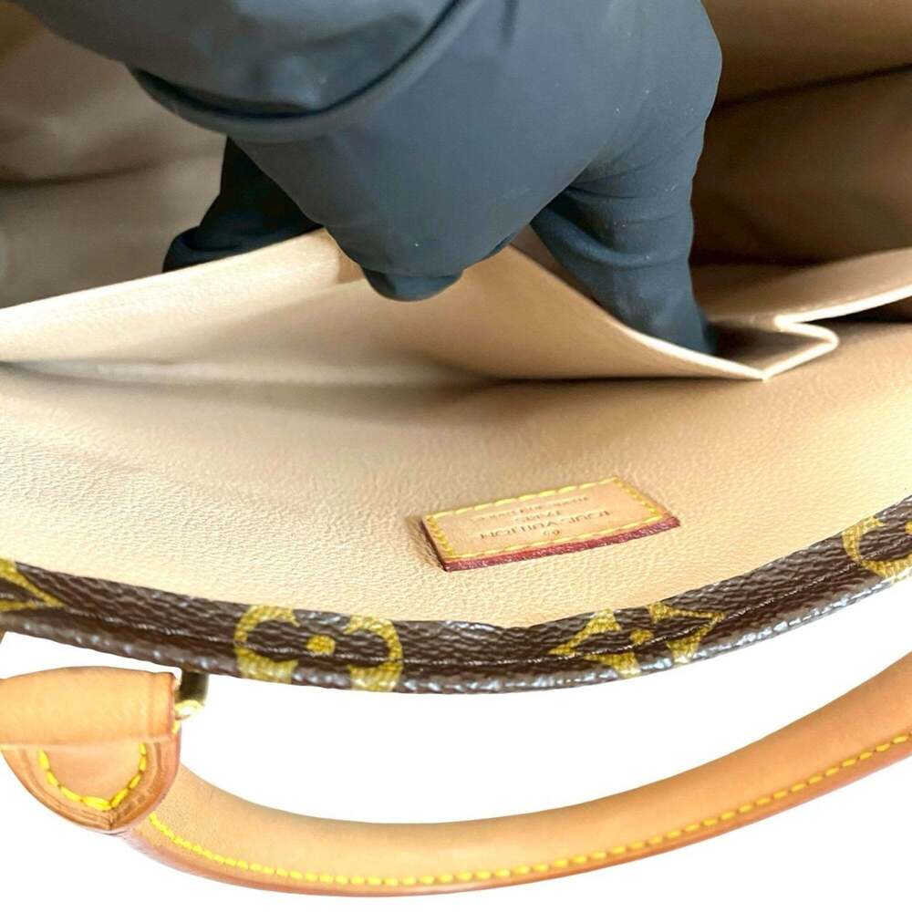 LOUIS VUITTON Brown Monogram Leather Tote Bag - Picture 10 of 10